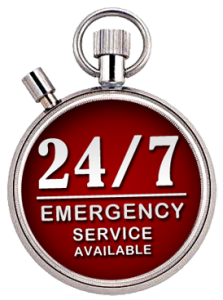 24/7 emergency service available