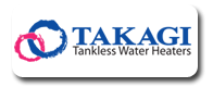 Takagi tankless water heaters