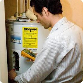 Our service techs do regular water heater maintenancr